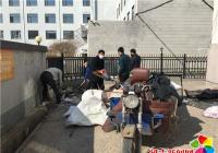 丹山社區整治環境衛生全面清理越冬垃圾