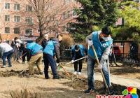 春來到，煙廠社區“去雜留香”爭創文明城