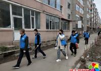 精準對接 社區“藍馬甲”志愿者在行動