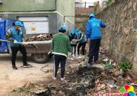 環境整治齊動員 藍馬甲在行動