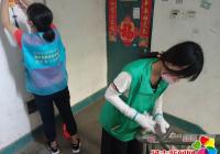 文化社區開展清理小廣告活動