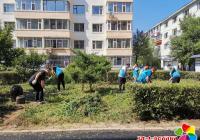 在職黨員進社區 助力創城沖刺