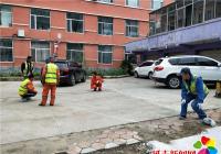 社區規劃停車位 繪制文明“風景線”