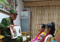 節(jié)前慰問抗戰(zhàn)老兵，小小志愿者來拜年   