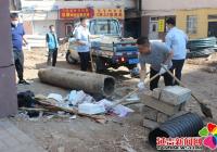 文明社區聯合延吉市集中供熱開展“我為群眾辦實事”環境衛生整治實踐活動