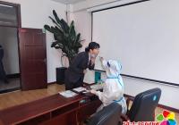 新興街道民安社區(qū)上門核酸檢測助力復工復產(chǎn)